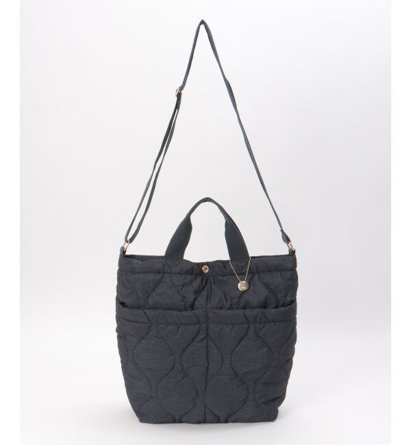 ikka「キルティングＢＩＧトート」|その他|ブルー