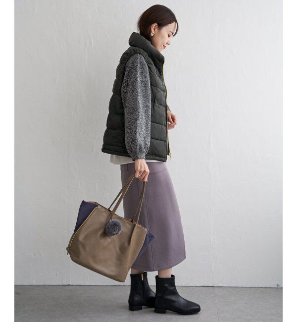 ikka「バイカラーサイドキリカエトート」|その他|