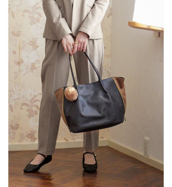 ikka「バイカラーサイドキリカエトート」|その他|