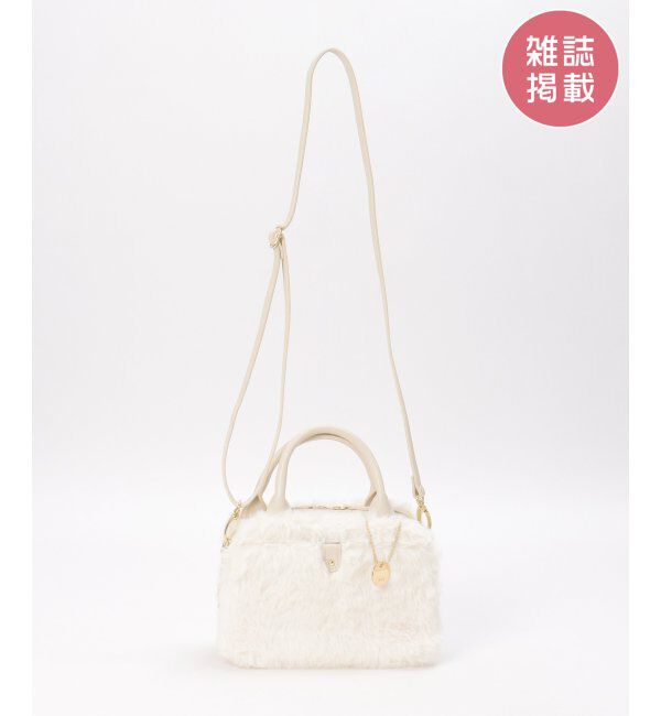 ikka「エコファー２ＷＡＹミニショルダー」|その他|ホワイト