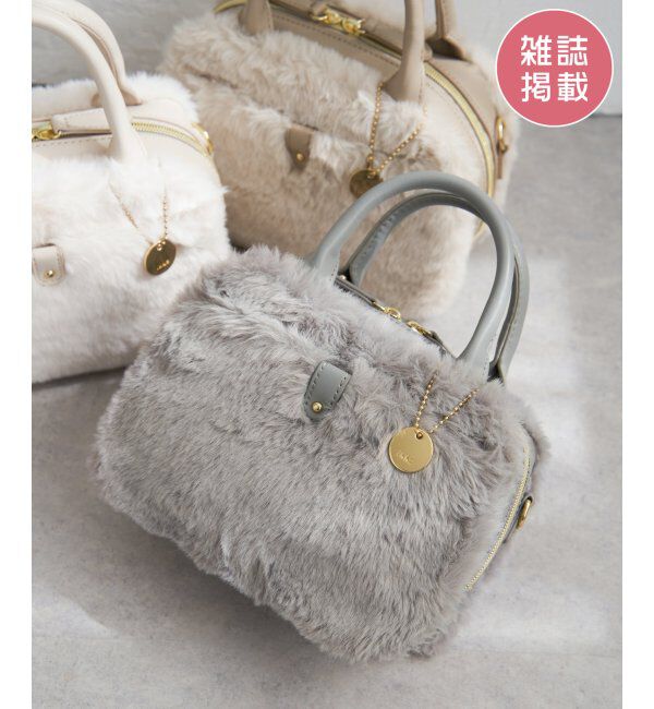 ikka「エコファー２ＷＡＹミニショルダー」|その他|グレー