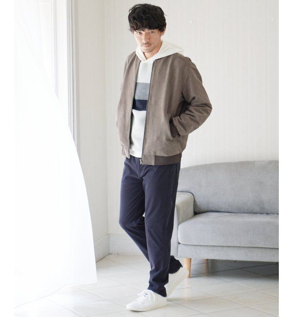 ikka「ブロックスジャカードパーカー」|パーカー|