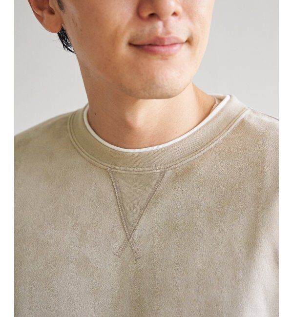 ikka「GOKU楽 フェイクスエードレイヤード」|パーカー|