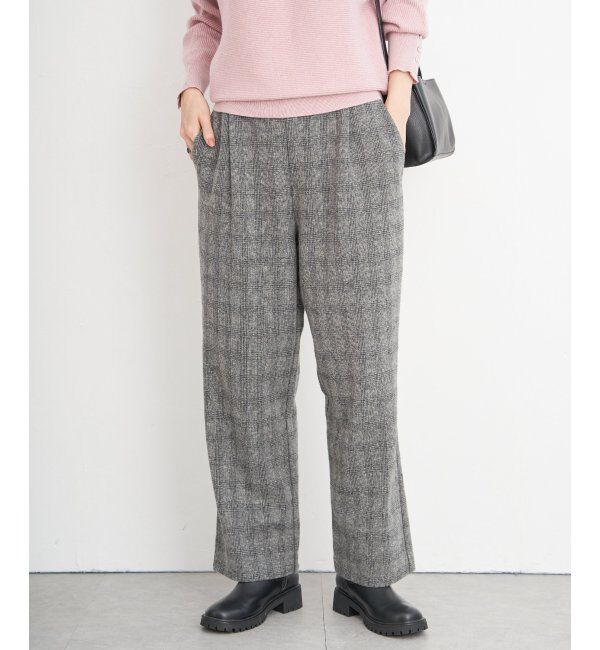 ikka「カットジャガードパンツ」|その他|