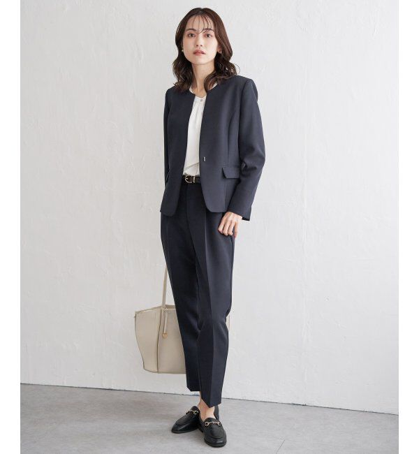 IKKA LOUNGE「ウォッシャブルキーネックジャケット」|その他|