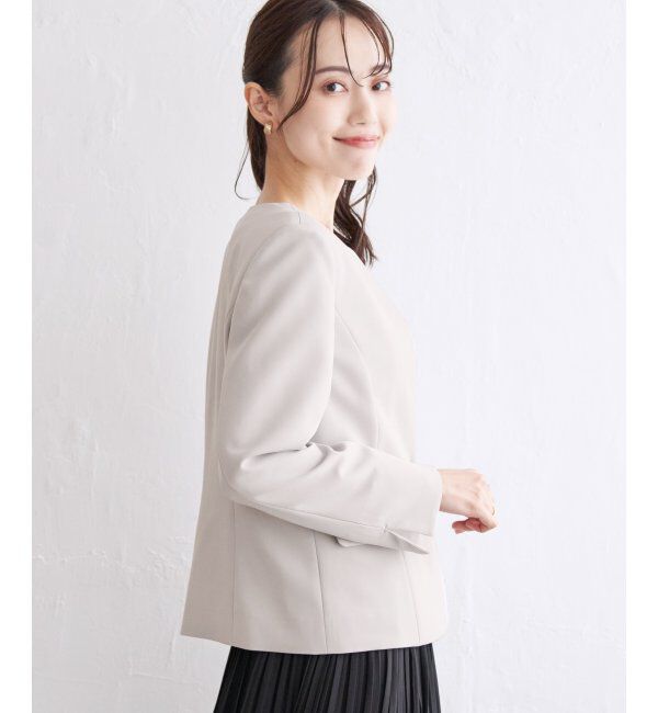 IKKA LOUNGE「ウォッシャブルキーネックジャケット」|その他|