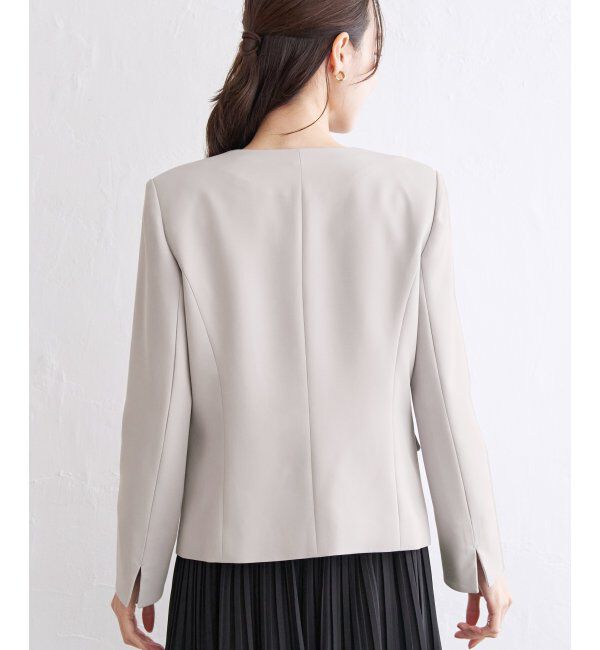 IKKA LOUNGE「ウォッシャブルキーネックジャケット」|その他|