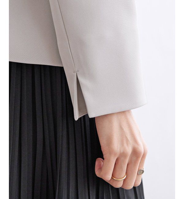 IKKA LOUNGE「ウォッシャブルキーネックジャケット」|その他|