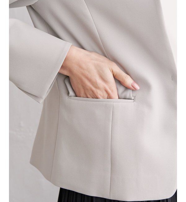 IKKA LOUNGE「ウォッシャブルキーネックジャケット」|その他|