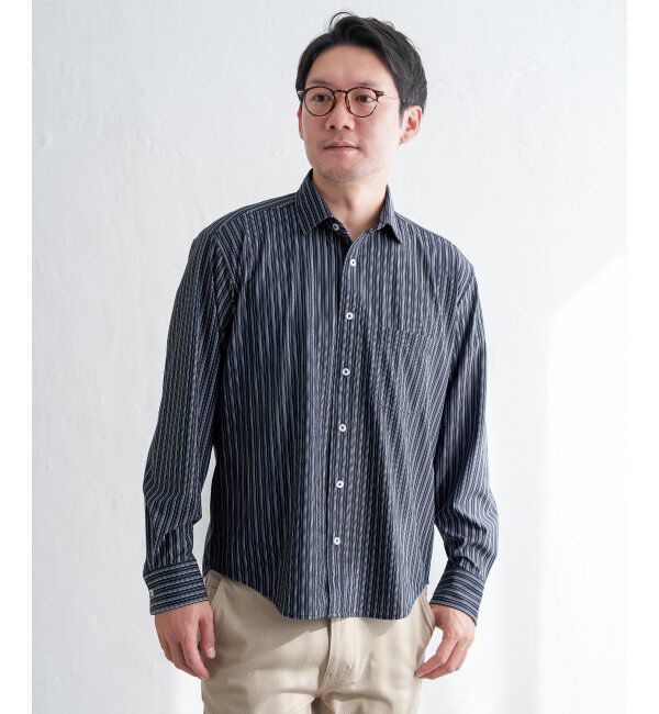 IKKA LOUNGE「【イージーケア／吸水速乾】GOKU楽ワークスイスカラーシャツ」|シャツ・ブラウス|