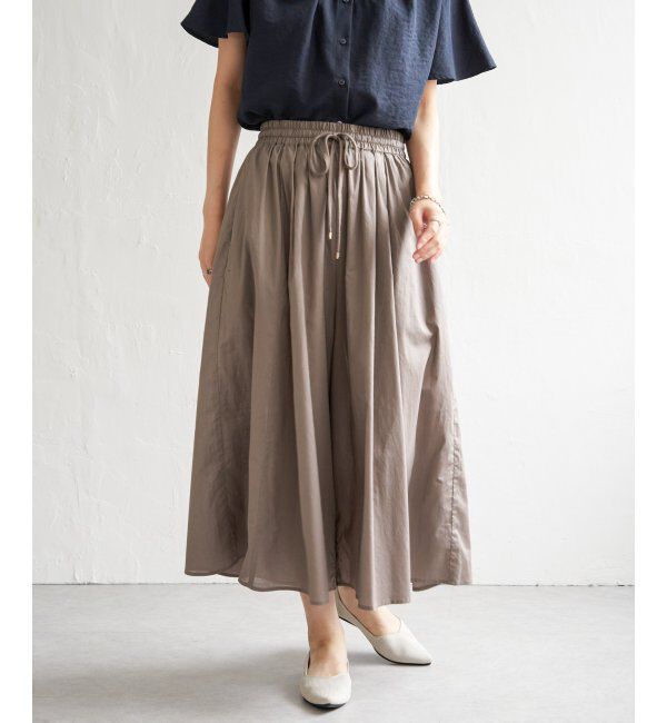 ikka「【親子おそろい】コットンボリュームペチ付きスカーチョ」|その他|