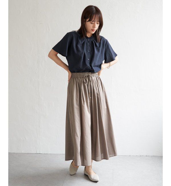 ikka「【親子おそろい】コットンボリュームペチ付きスカーチョ」|その他|