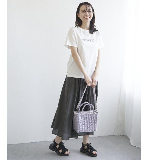 ikka「【親子おそろい】コットンボリュームペチ付きスカーチョ」|その他|