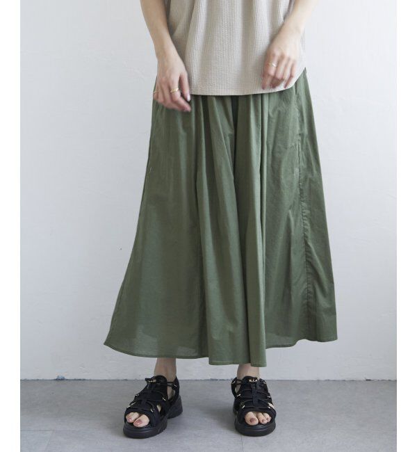 ikka「【親子おそろい】コットンボリュームペチ付きスカーチョ」|その他|