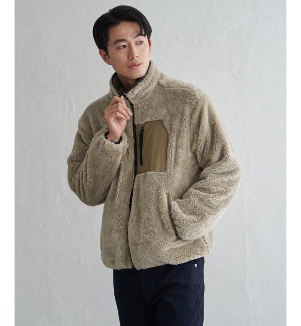 ikka「リバーシブルナイロンフリースブルゾン」|ブルゾン・スタジャン|