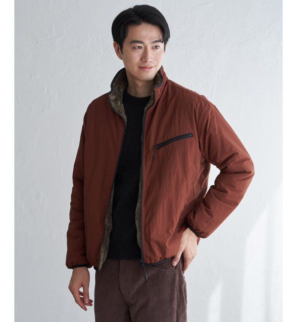 ikka「リバーシブルナイロンフリースブルゾン」|ブルゾン・スタジャン|