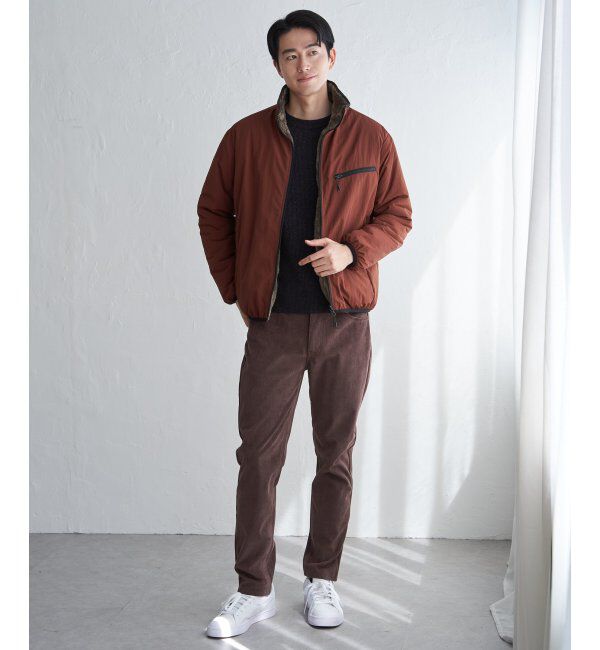 ikka「リバーシブルナイロンフリースブルゾン」|ブルゾン・スタジャン|