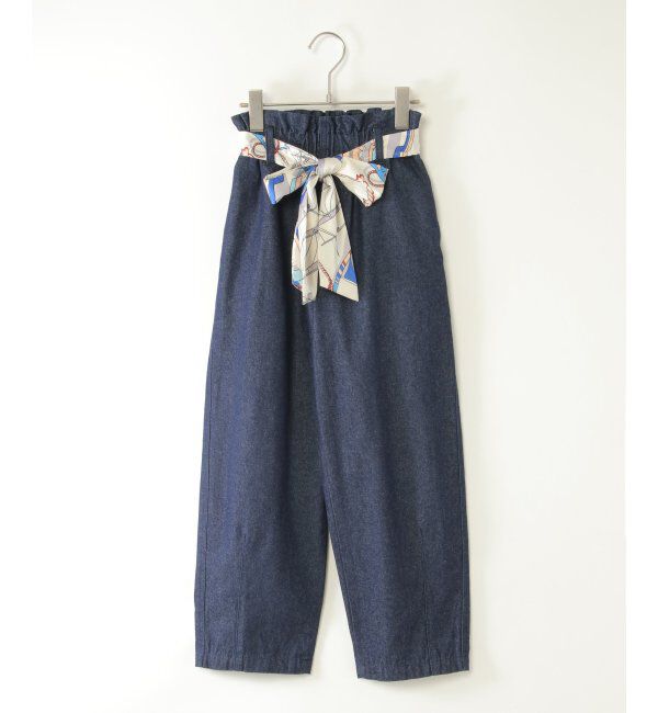 ikka kids「スカーフベルト付きバレルデニムパンツ」|その他|
