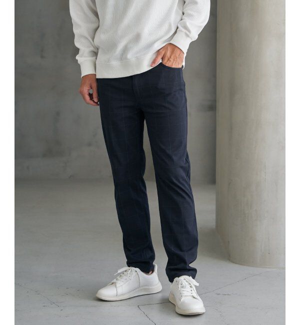 ikka「GOKU楽パンツ EASY STRETCHチェック5P」|その他|