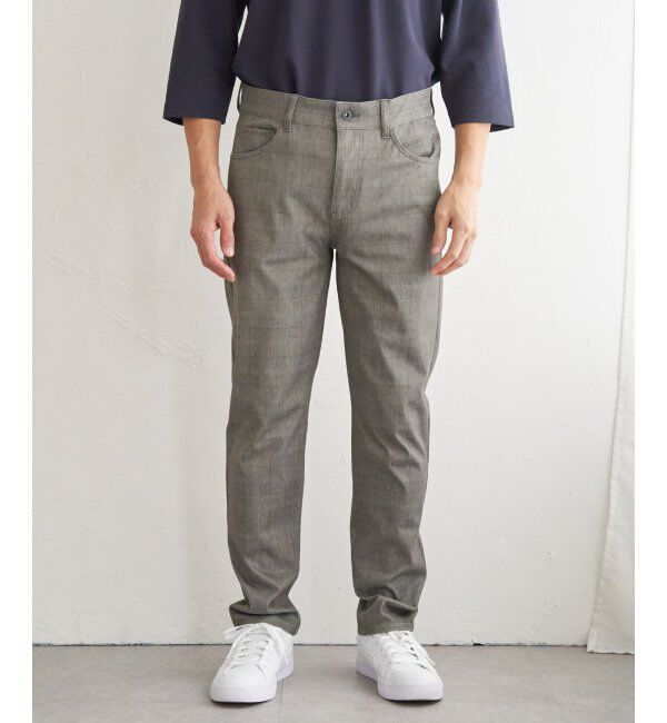 ikka「GOKU楽パンツ EASY STRETCHチェック5P」|その他|