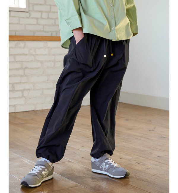 ikka kids「【親子コーデ】ドライテックベイカーパンツ（120~160cm）」|その他|ネイビーブルー