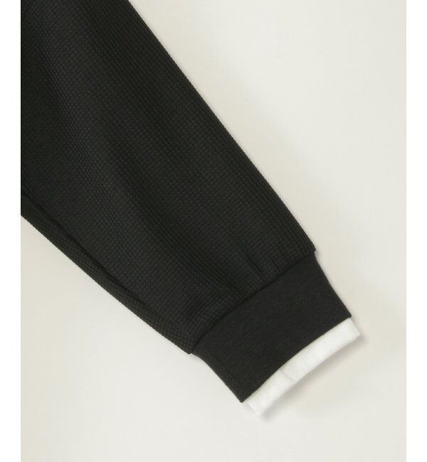 ikka kids「【親子コーデ】ピケレイヤード7分袖Tトレ（120~160cm）」|Tシャツ・カットソー|