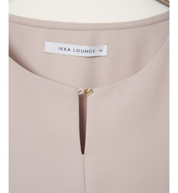 IKKA LOUNGE「ドライタッチ袖デザインブラウス」|シャツ・ブラウス|