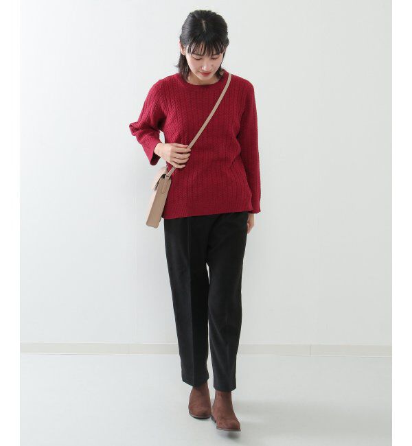 Lbc with Life「クリスマスケーブルニット」|カーディガン|