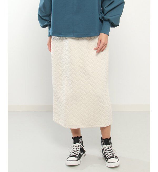 Lbc with Life「キルトIラインスカート」|スカート|