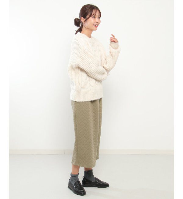 Lbc with Life「キルトIラインスカート」|スカート|