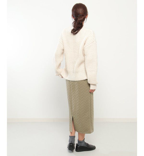 Lbc with Life「キルトIラインスカート」|スカート|