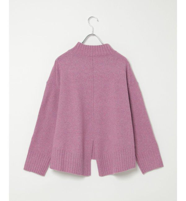 Lbc with Life「透かし柄バックスリットニット」|カーディガン|