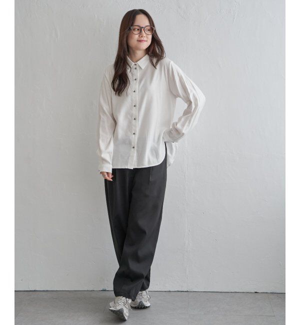 Lbc with Life「ワイドタックカーブパンツ」|その他|