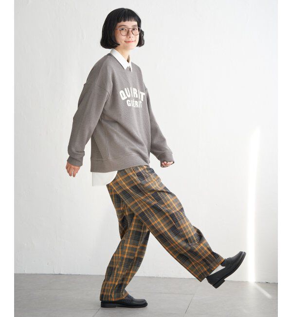 Lbc with Life「ワイドタックカーブパンツ」|その他|