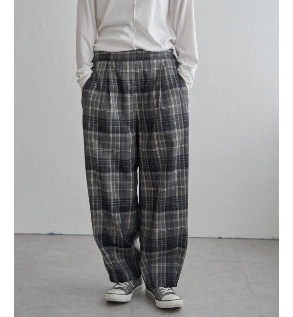 Lbc with Life「ワイドタックカーブパンツ」|その他|