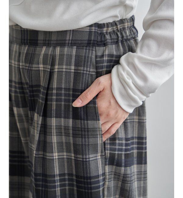 Lbc with Life「ワイドタックカーブパンツ」|その他|