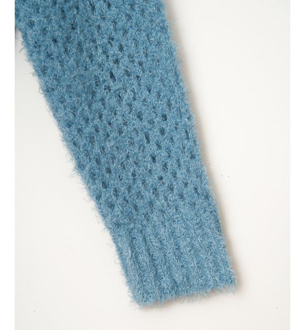 Lbc with Life「フェザーメッシュカーディガン」|カーディガン|