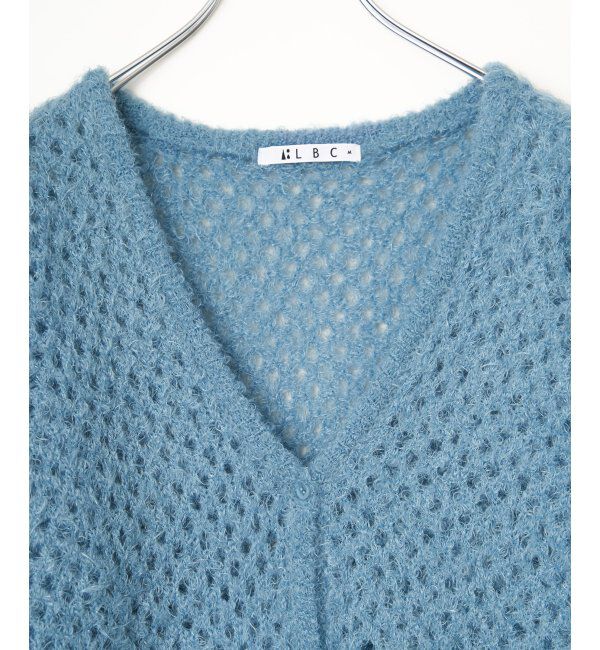 Lbc with Life「フェザーメッシュカーディガン」|カーディガン|