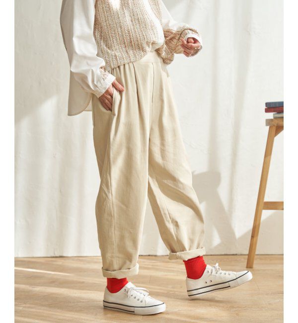 Lbc with Life「コットンゆるテーパードパンツ」|その他|
