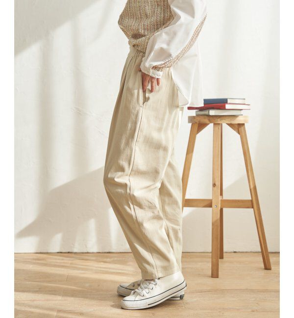 Lbc with Life「コットンゆるテーパードパンツ」|その他|