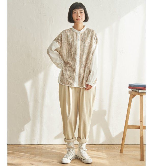 Lbc with Life「コットンゆるテーパードパンツ」|その他|