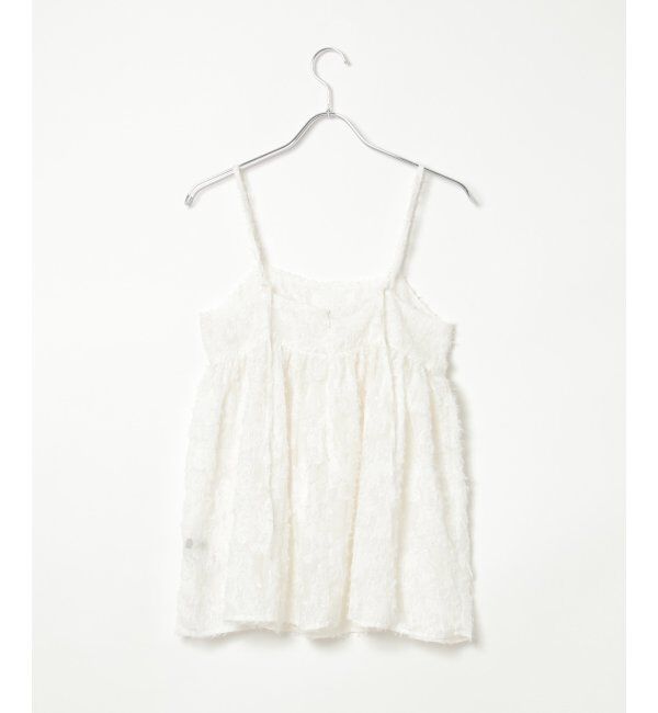 VENCE share style「フリンジジャガードキャミソール」|タンクトップ|