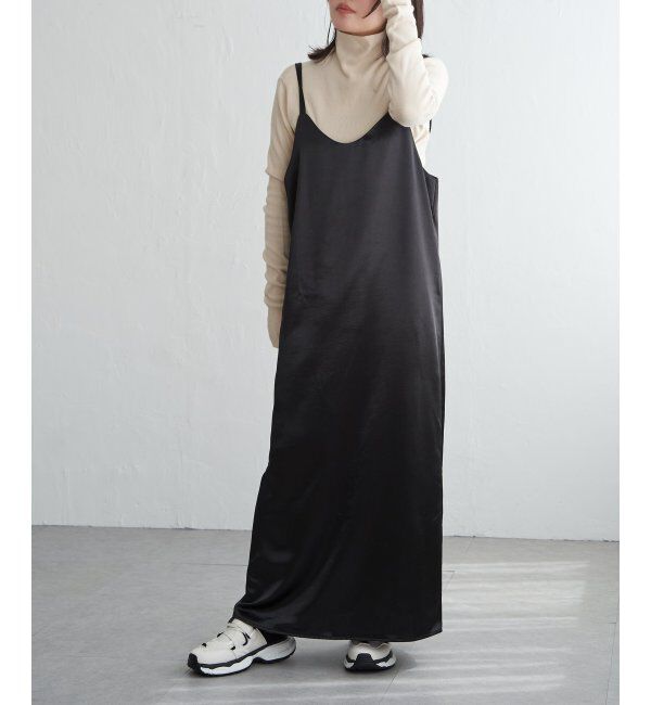 VENCE share style「サテンキャミワンピース」|ワンピース|