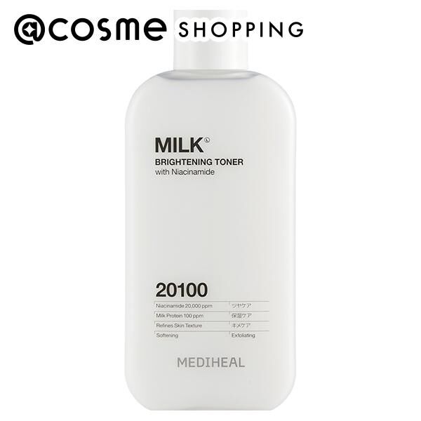 MEDIHEAL「MEDIHEAL(メディヒール) ミルクブライトニングトナー 本体 (300ml)」|化粧水|その他