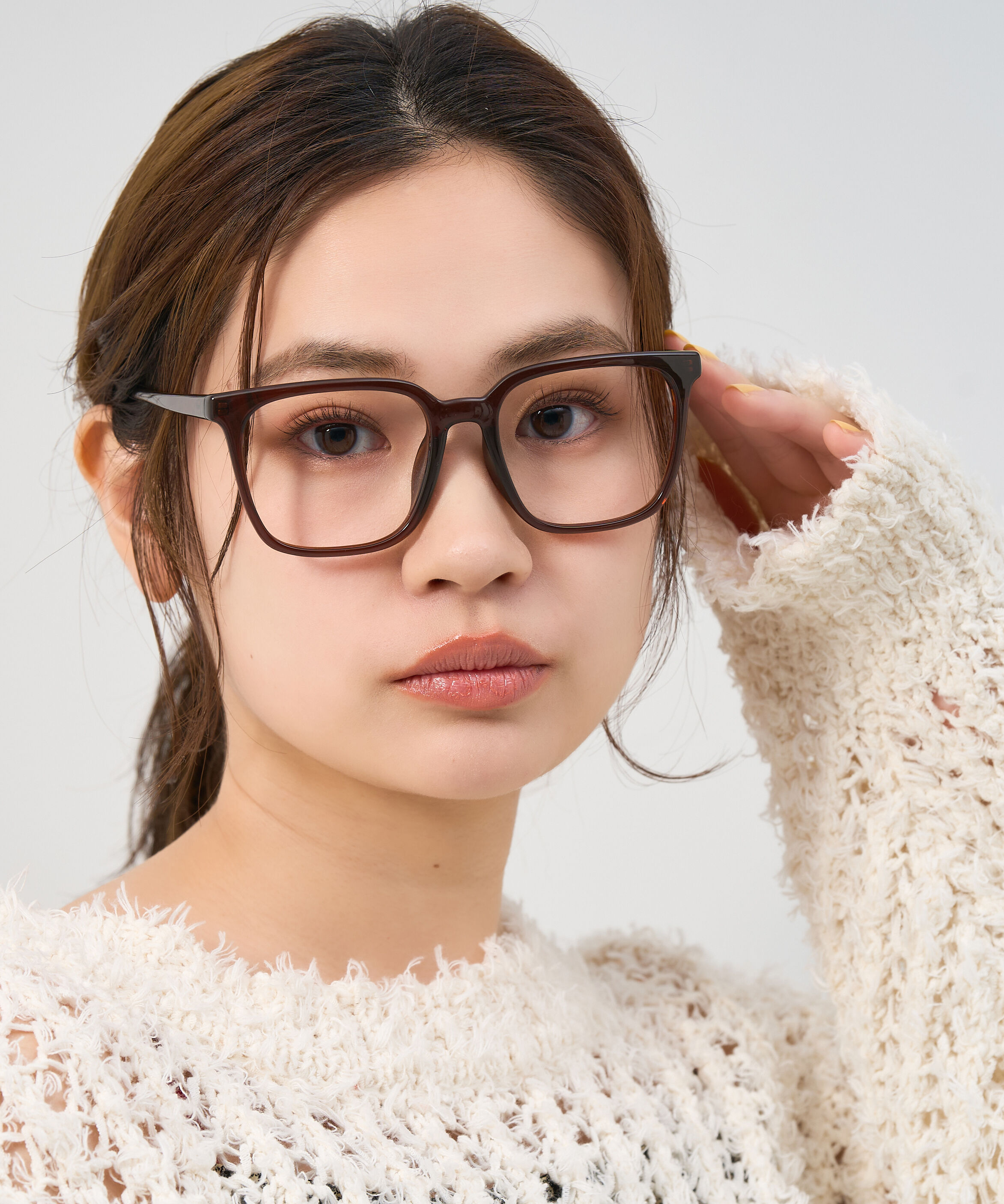  「Zoff | ウェリントン型 メガネ クリアフレーム 黒縁 伊達メガネ レンズ交換券付き」|メガネ|