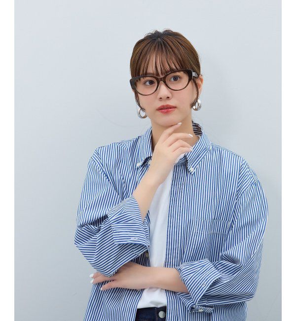  「フォックス型 メガネ | キャッツアイ 黒縁フレーム 伊達メガネ ユニセックス CLASSIC  レンズ交換券付」|メガネ|