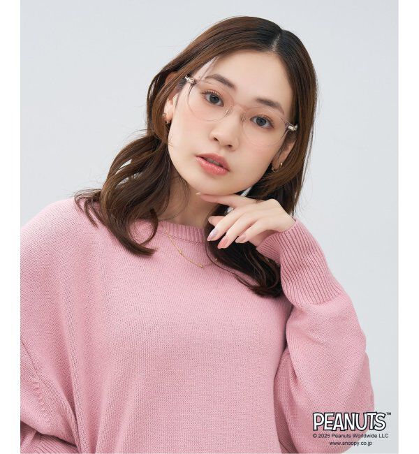  「Zoff PEANUTS メガネ | スヌーピー オラフ アンディ SNOOPY 眼鏡 伊達メガネ 度付き  レンズ交換券付」|メガネ|