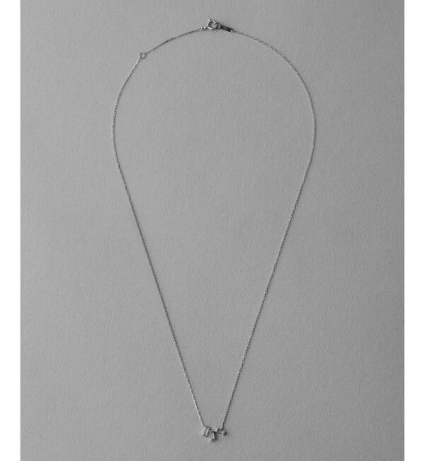 ete「[レイヤード] PT900/850 ホワイトトパーズ ネックレス」|ネックレス|