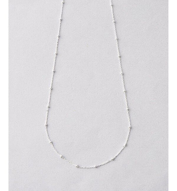 Jouete「ロングネックレス ステーション」|ネックレス|シルバー