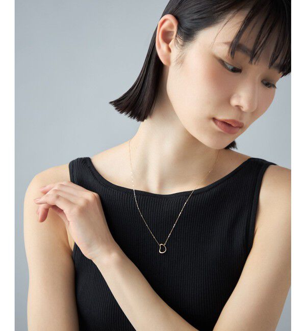 Jouete「K10YG ロングネックレス ユニーク」|ネックレス|